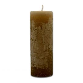 Kerze milchkaffee - 25 x 10 cm