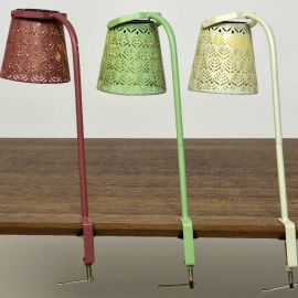 Solar-Lampe für Tischmontage, grün - H 42 cm
