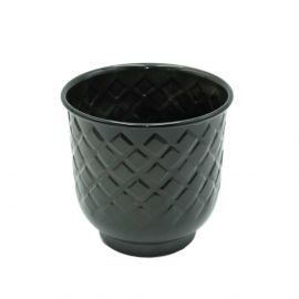 Topf Steel-Pot "Matrix", schwarz - 16 x 15 cm