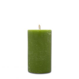 Kerze bambusgrün - 10 x 7 cm