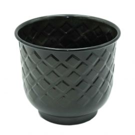 Topf Steel-Pot "Matrix", schwarz - 31 x 30 cm