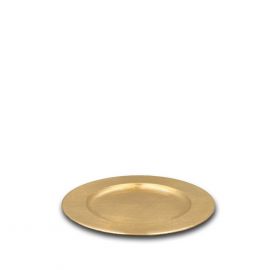 Unterteller zu Adventskranz, gold - Durchmesser 22cm