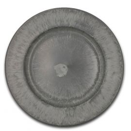Unterteller zu Adventskranz, grau - Durchmesser 22cm
